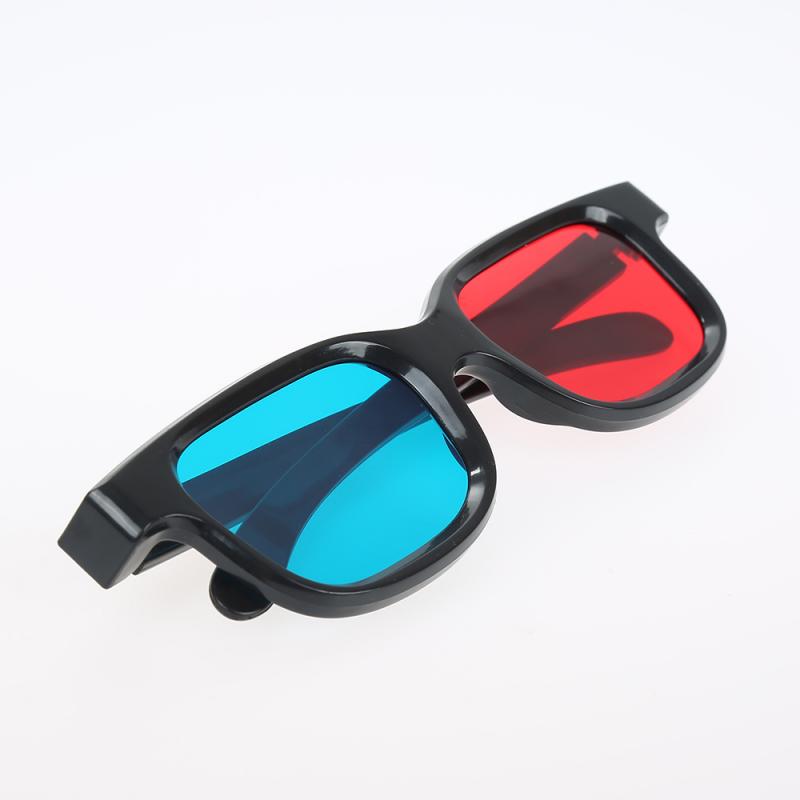 5pcs Black Frame Red Blue 3D Glasses Home Theater Immersive Experience For Dimensional Anaglyph Movie TV DVD Game Video