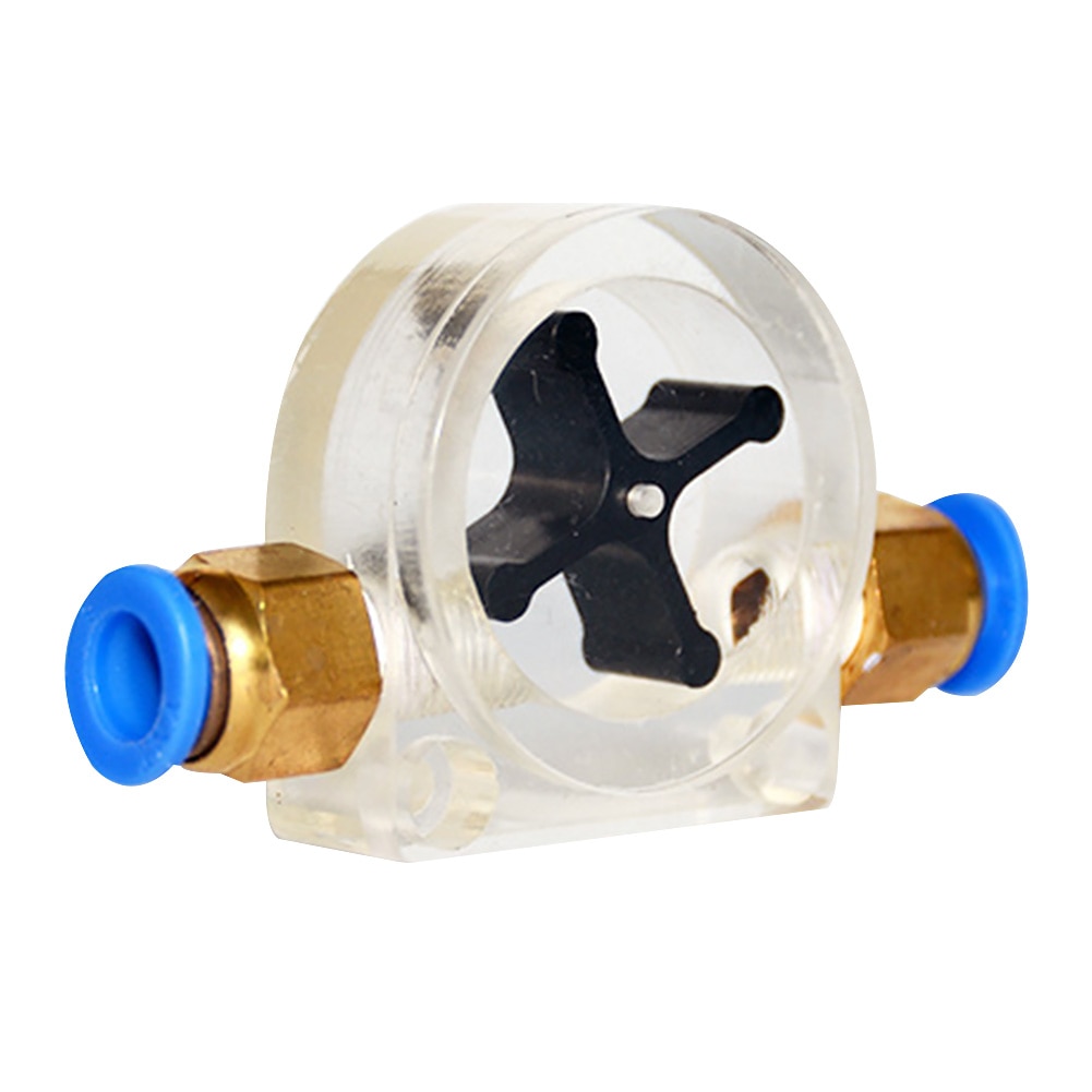 Flow Indicator Engraving Machine For PC Water Cooling Monitoring Liquid Office Easy Install Measuring Tools Home Flow Meter