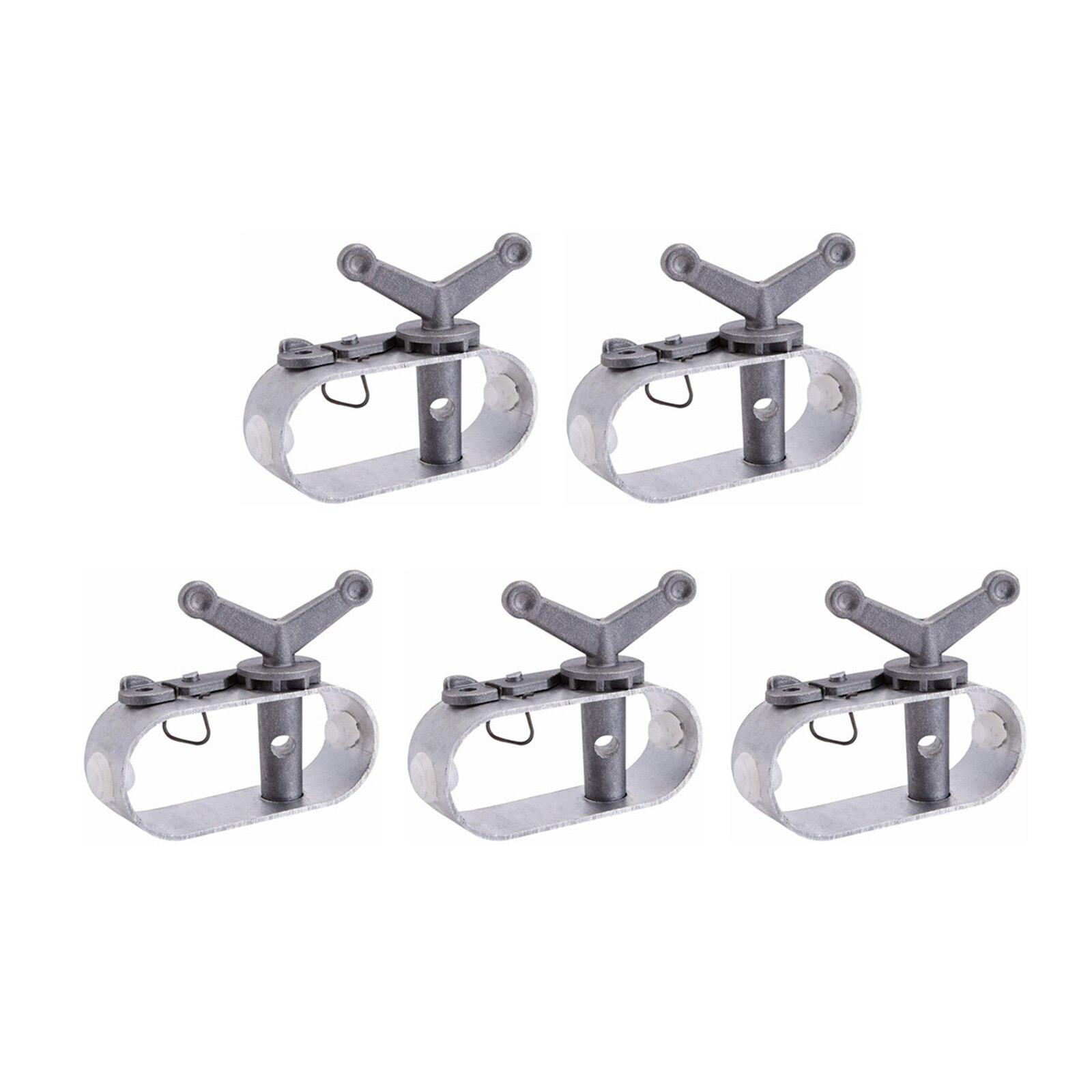 5Pcs Pool Cover Winch Winter Aluminum Alloy Constructed Swimming Pool Cover Winch for Ground Swimming Pool Cover