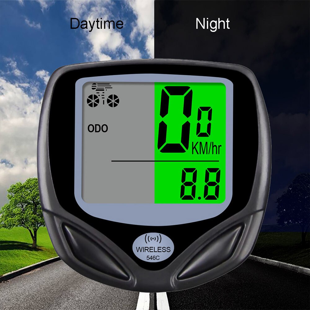 Compteur de vitesse pour vélo, étanche, rétro-éclairage LCD, ordinateur de vélo, guidon, odomètre, pour vtt, vélo de route