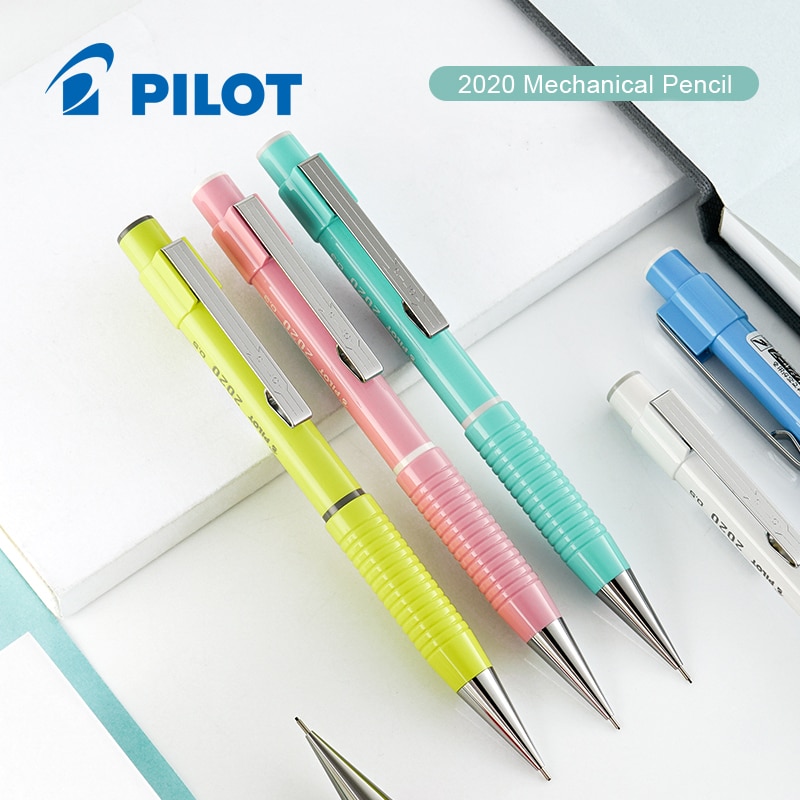pilot HF-80R shake automatic pencil comes with rubber head press shake dual control core pup