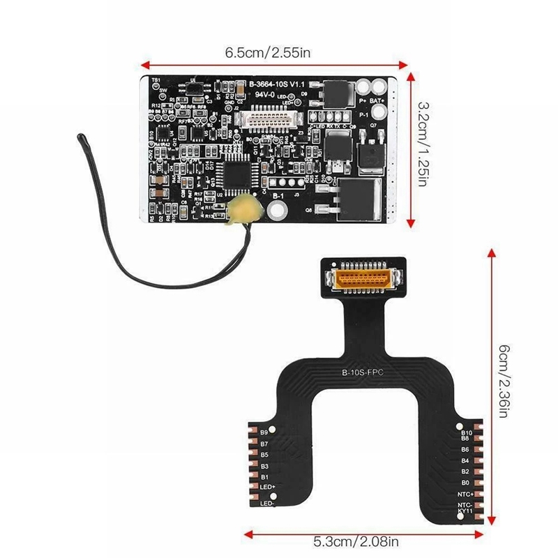Batteribeskyttelseskort bms printkort udskiftning batteristyringssystem til xiaomi  m365 elektrisk scooter