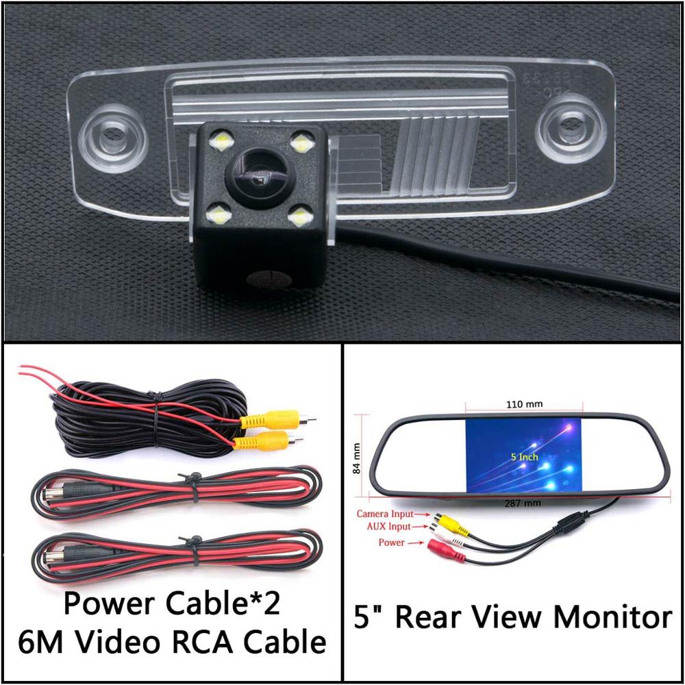 4 LED licht Sicherung Rückansicht Kamera Für KIA Sportage SL Sportage R Sorento Ceed Rio X-linie Auto parkplatz LCD Spiegel Monitor: Nocken N 5 Zoll Spiegel