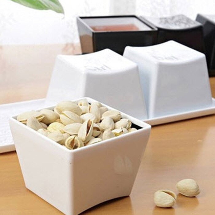 Ctrl Del Alt-Juego de tazas de té con teclado a la , Color negro, 3 piezas, de , tazas de café