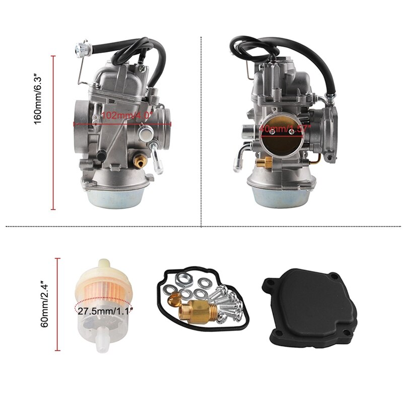 Carburetor Fit for 2001-2014 Polaris Sportsman 400 4x4 HO 2002 Polaris Magnum 500 2x4 2000-2003 Polaris Magnum 500 4X4 Carb