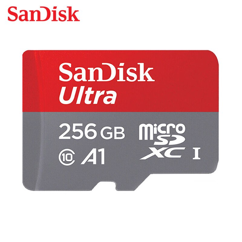 Sandisk tarjeta sd micro 16gb 32gb 64gb cartao 200gb de memoria de carte sd micro 128gb 256GB Clase 10 98 MB/S tarjeta de memoria gratis: A1 256G