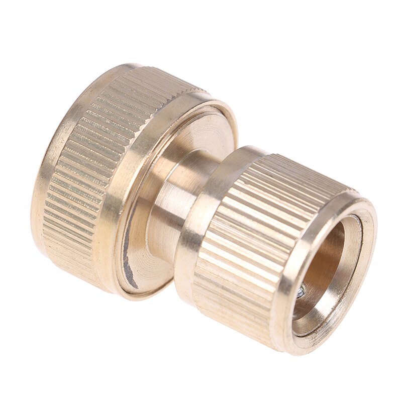 1PCS Garden tap Brass 3/4 hose Quick Connector Garden Irrigation 25mm hose Connector Pure copper Adapter