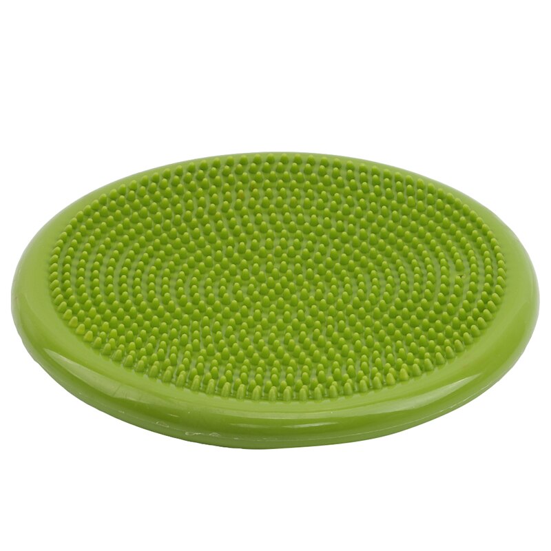Yoga Balance Ball Training Balanced Cushion Fitness Massage Ball Adult Padded Practice Feet Rehabilitation Thick Yoga Ball: green