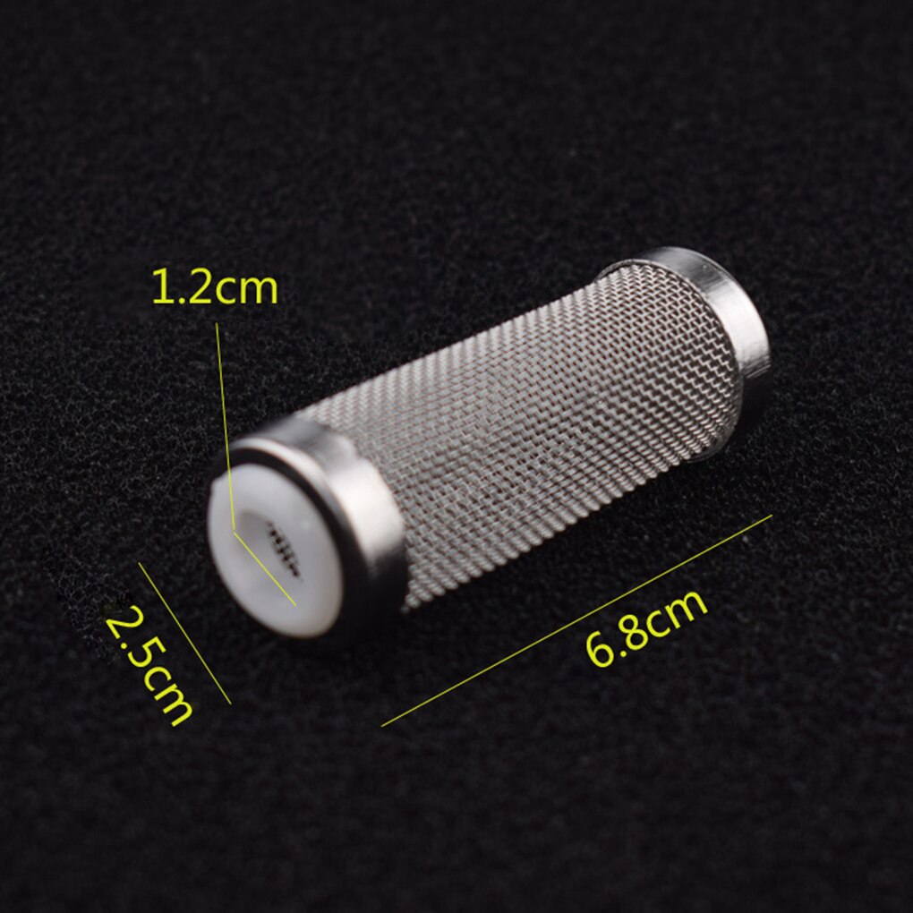 12mm 16mm Stainless Steel Filter Inlet Case/Mesh/Shrimp Nets Set Special Shrimp Cylinder Filter Inflow Inlet Protect Aquarium: S