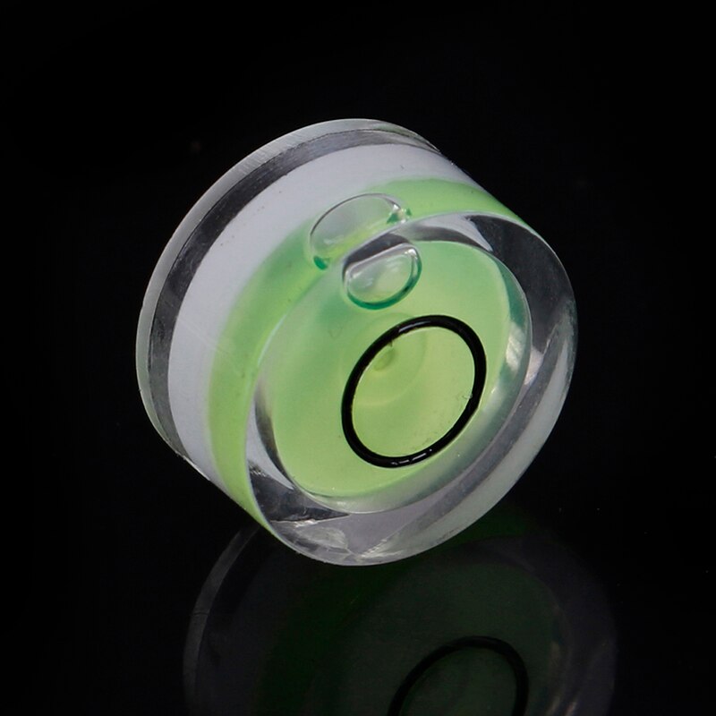 5 stuks 1.2cm mini ronde waterpas graden markering oppervlakte waterpas liniaal meetinstrument