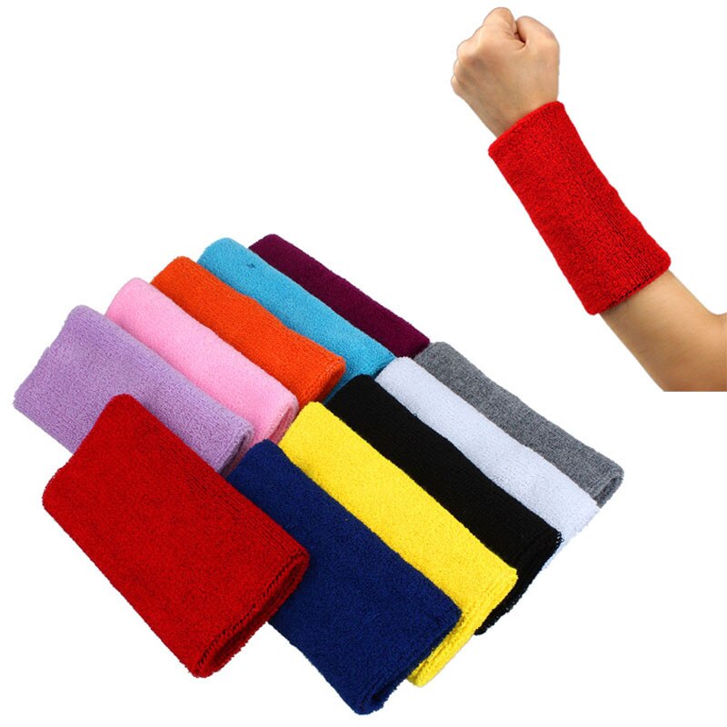 Sweat Band Sweatband Wristband Arm Band Basketball Tennis Gym Yoga Bracers Elbow Support Sports protection
31