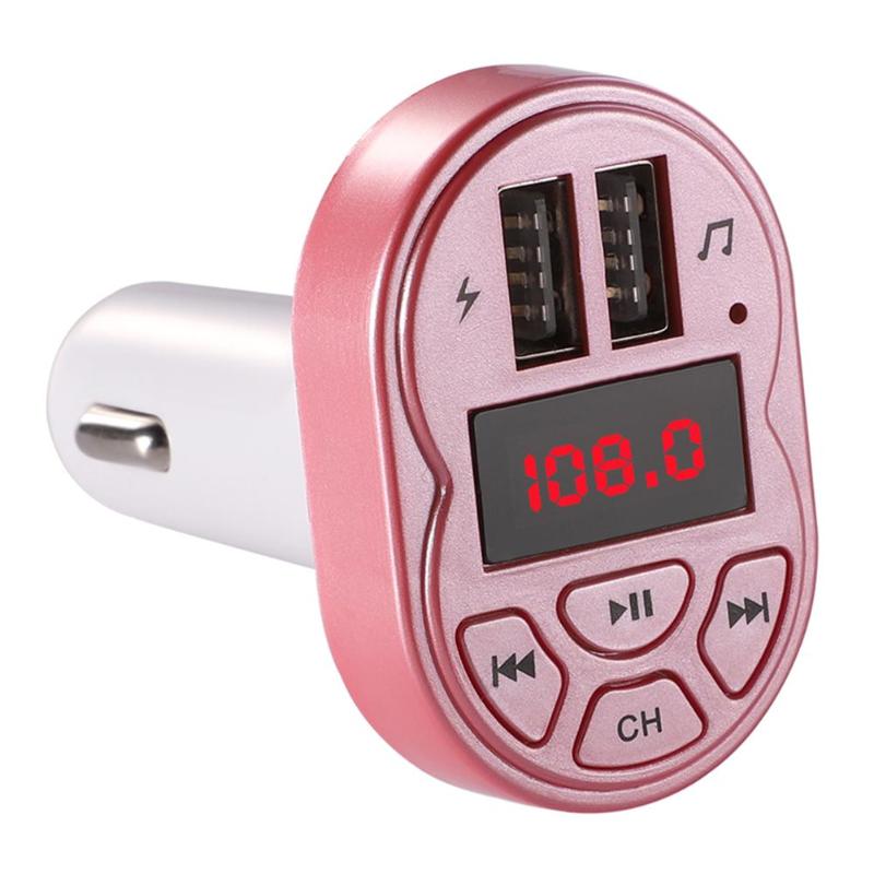 FM Transmitter Bluetooth V4.1 Wireless FM Radio Modulator Car Bluetooth Adapter MP3 Player with Dual USB 5V 3.1A Car Charger