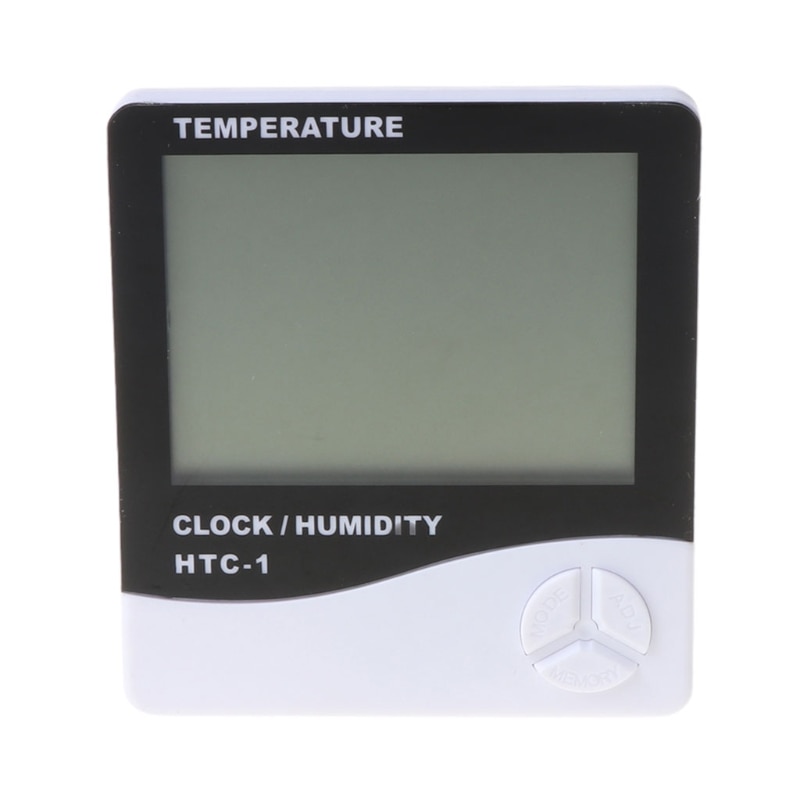 LCD Electronic Temperature Humidity Meter Indoor Room Digital Thermometer Hygrometer Weather Station Alarm Clock