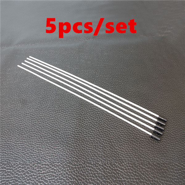 Tube récepteur d&#39;antenne en plastique, 300mm, avec capuchon pour récepteurs 2.4ghz, pièces de bateau pour voiture 1/5 1/8 1/10 RC, 5/20 pièces: white 1 set