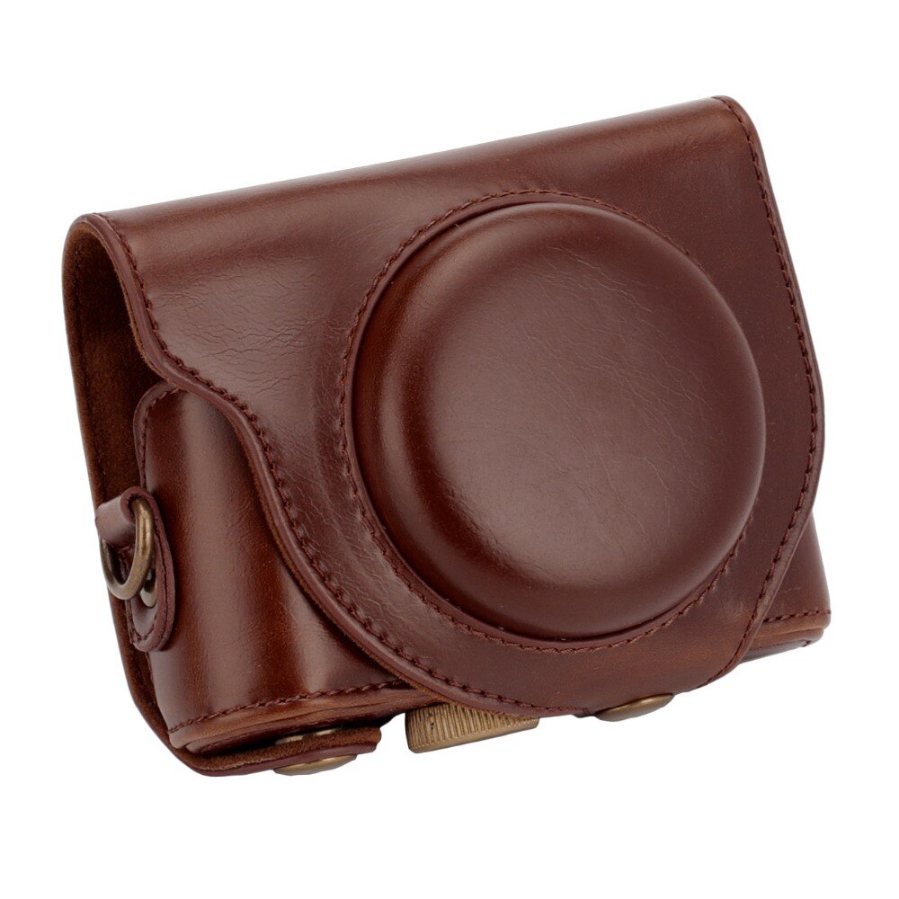 Digitale Camera Leather case cover voor SONY Cyber-shot DSC-HX90V HX90 WX500 Camera Bag Pouch