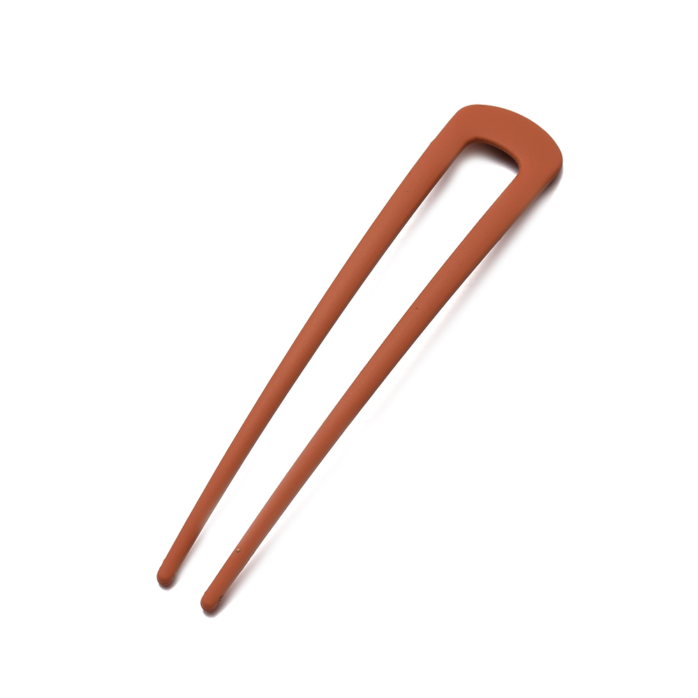 1Pcs 10cm Metal U Shaped Hairpin Hair Stick Pins For Women Girls Hairstyles Holder Simple Jewellery Accessories Supplies Crafts: Blue white zinc plated
