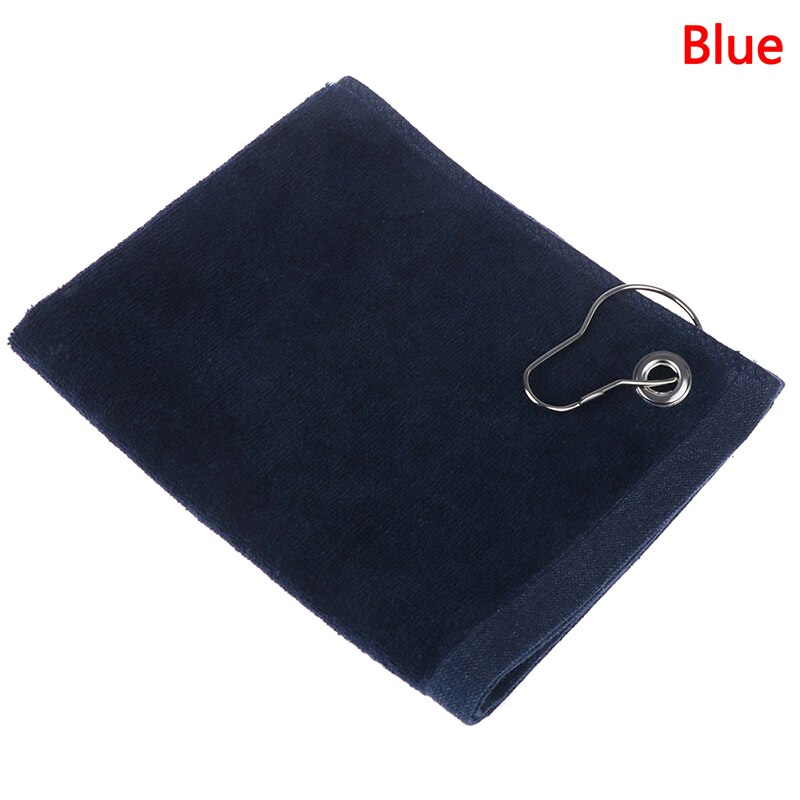 Gant de toilette à séchage rapide serviettes de natation sport randonnée serviette de Golf avec crochet accessoires de natation en plein air 40*32cm: BL