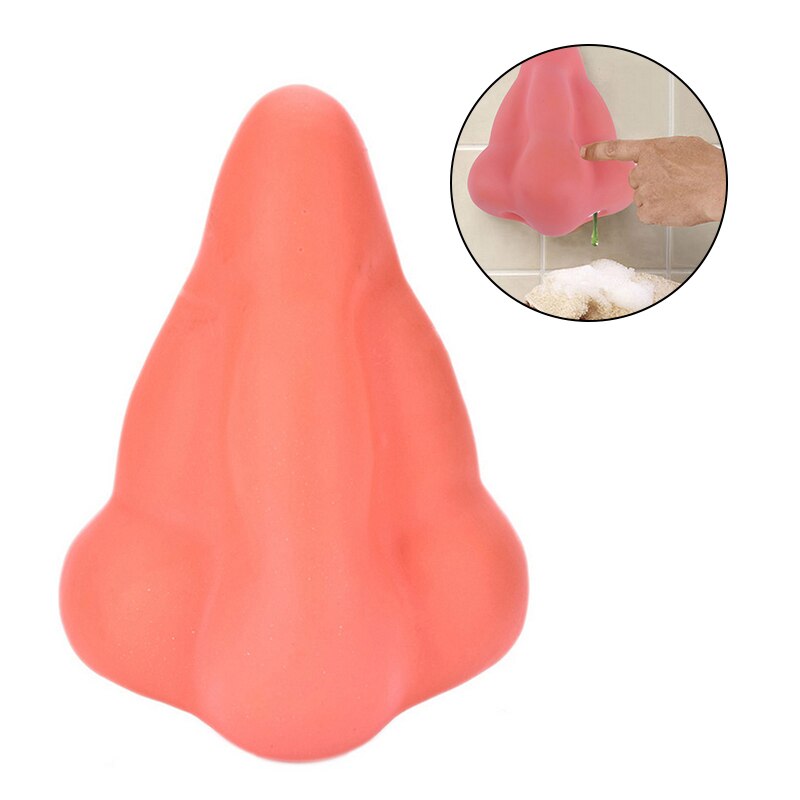 1PC Spaß Seife Spender Nase Geformt Saugnapf Dusche Shampoo Gel Spender Tragbare Badezimmer küche Zubehör