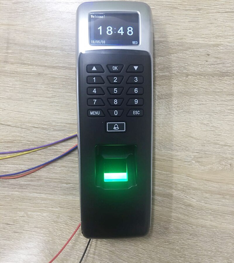Biometric 1.8 inch Screen 125Khz RFID card Fingerprint Access Control System Employee Time Attendance TCP/IP USB Port 3000 User