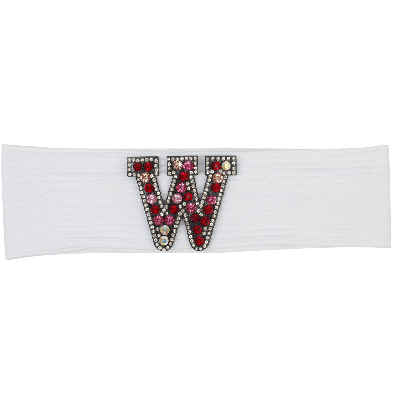 Zomer Casual Mode Vrouwen haarbanden Multi-color Strass brief Katoen Geribbelde hoofdbanden dames Meisjes haaraccessoires