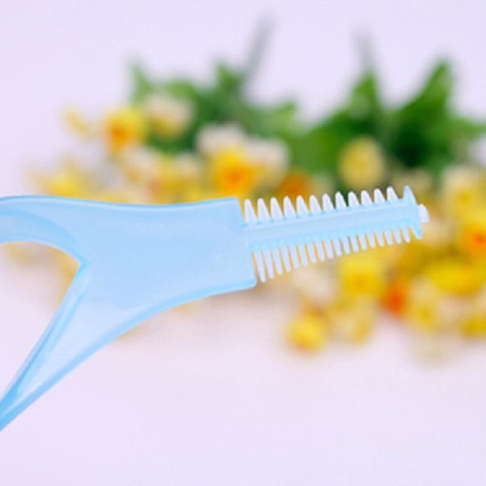 1pc 3 in 1 mascara wimper applicator wimpers gids kaart kam make-up cosmetische tools