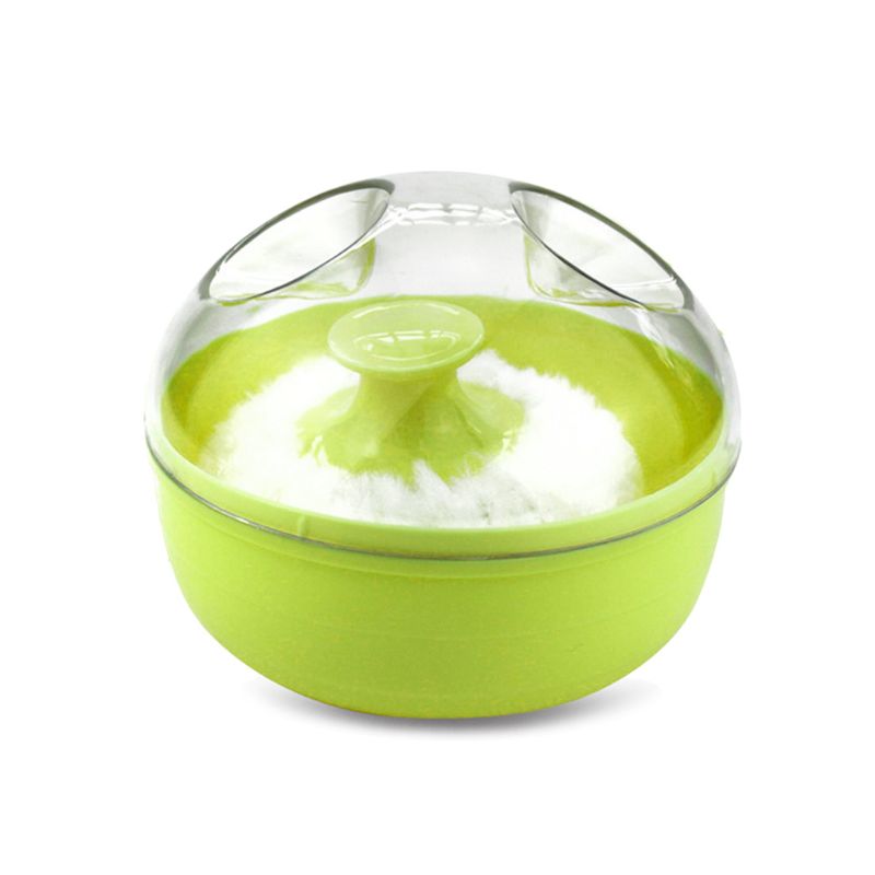 Draagbare Baby Zachte Lichaam Talkpoeder Puff Spons + Box Case Container Nuttig 203E