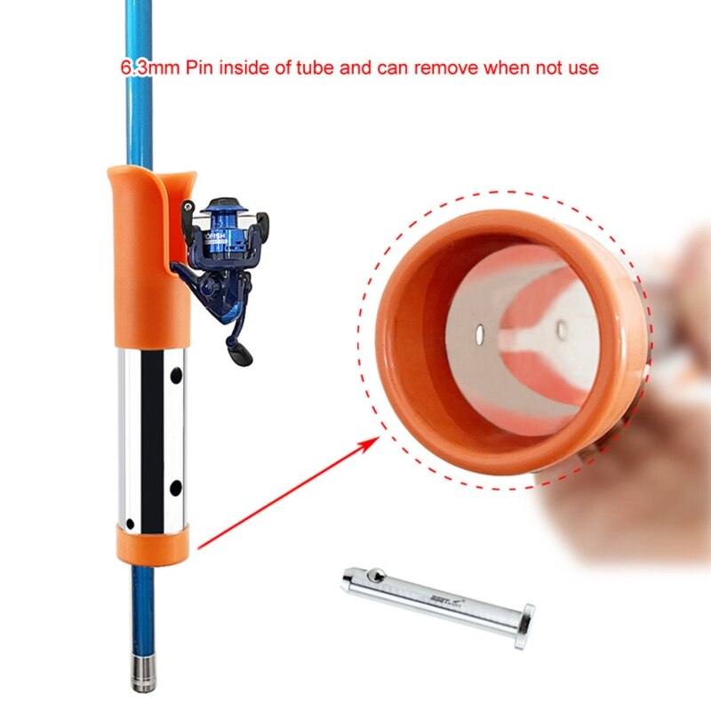 Rvs 316 Nylon Boot Hengel Rack Holder Draagbare Duurzaam Pole Buis Beugel Socket Rack Accessoires