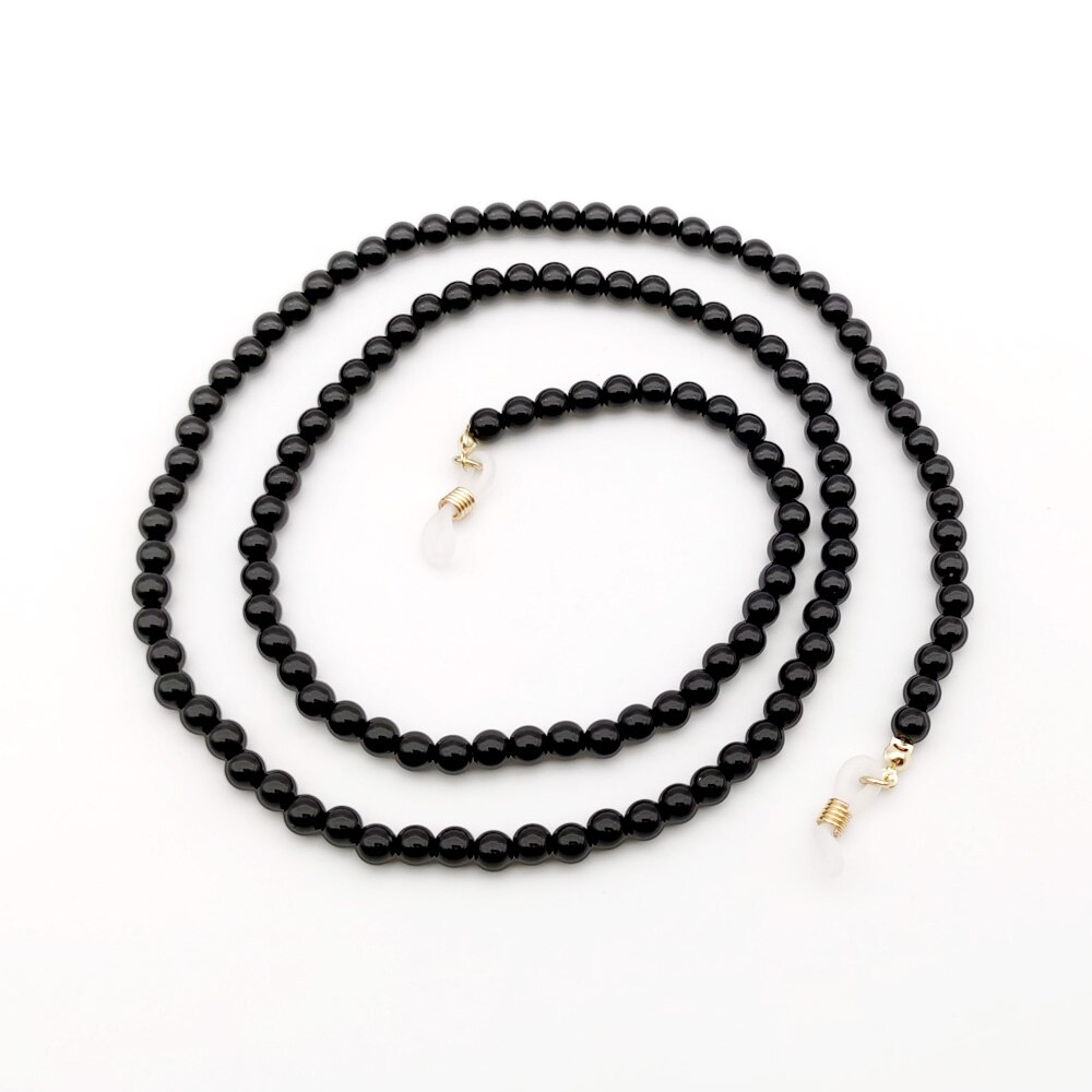 White Imitatie Parel Bril Kettingen Kralen Sunglass Lezen Brillen Ketting Cord Holder Touw Voor Mannen Vrouwen Stellen: 03