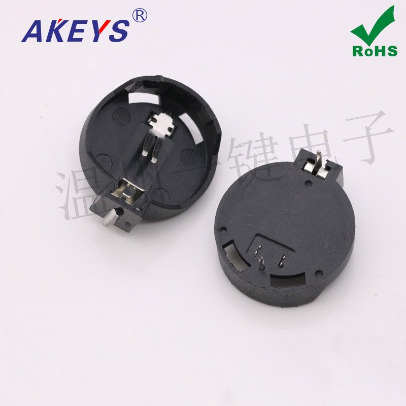 5PCS CR2032 battery button button battery 3V button button battery box 2032 battery holder universal BS-2-1
