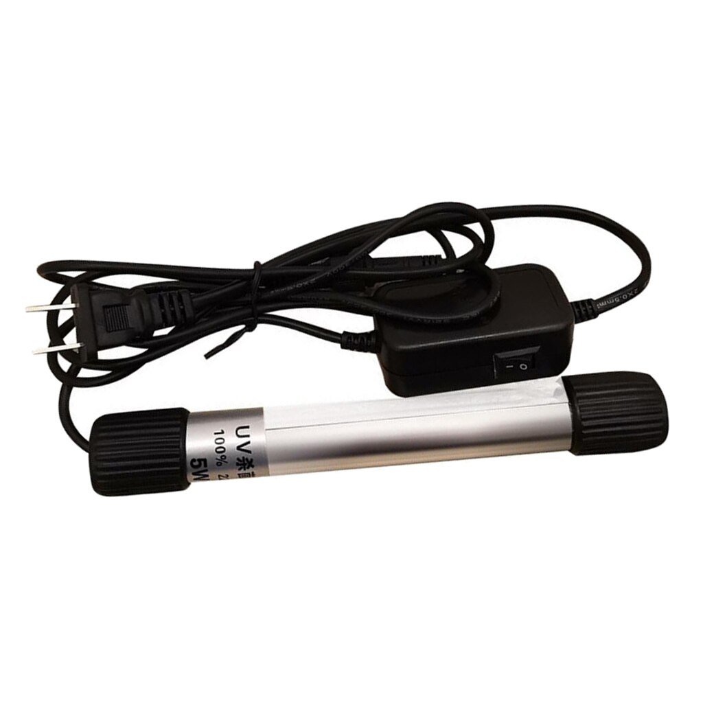 5W Electric UV Disinfector Light Sterilizer Lamp Disinfection Lamp US Plug for Office Hotel Bedroom Phone Mask Mini Sanitizer