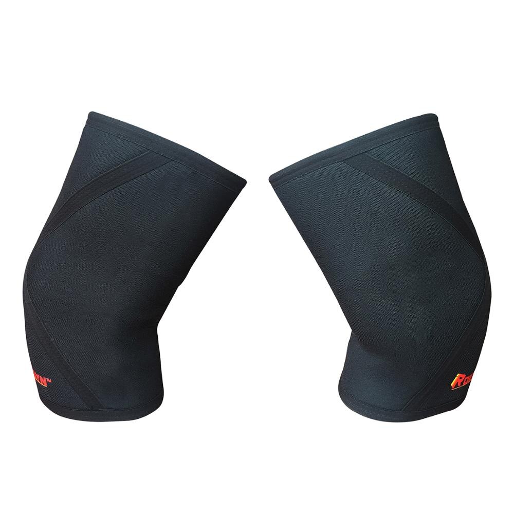 ROEGADYN 7mm krzyż sztywny neopren profesjonalna jakość wsparcie kolana moc Sport kompresyjny stabilizator kolana, niedźwiedź waga ciężka, Unisex