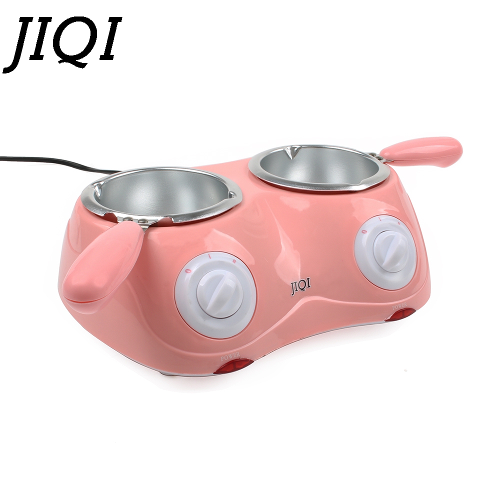 DIY 2 pots Electric Chocolate melting pot chocolate fondue chocolate fountain melter Two Pots children girl boy EU US plug