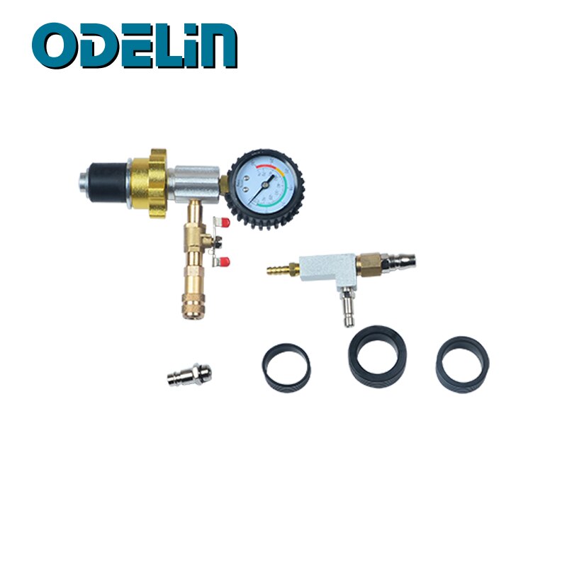 Radiator Koelvloeistof Vacuüm Koelsysteem Refill Zuivering Tool Gauge Kit Snelkoppeling Bijlagen