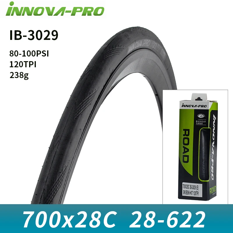 INNOVA Original 700c Road Bike Tire 700x23c/25c/27c/28c/30c Retro Travel Bicycle Out Tire 60/120 TPI Bike Tire Cycling Parts: Dark Khaki