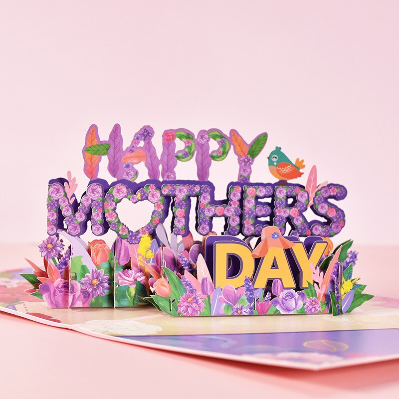 Biglietto Auguri Modern Mother's Day Per Nana – 20,3 X 15,2 Cm Con Busta, Prodotto Nel Regno Unito, Bianco Colorato