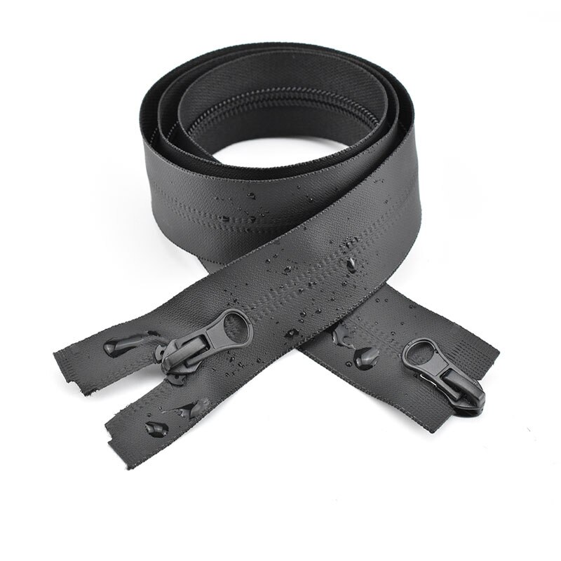 LEDUC 5 Nylon-Reißverschlüsse Schwarz – Größe 15 Cm, Geschlossenes Ende | Für Näharbeiten & Reparaturen