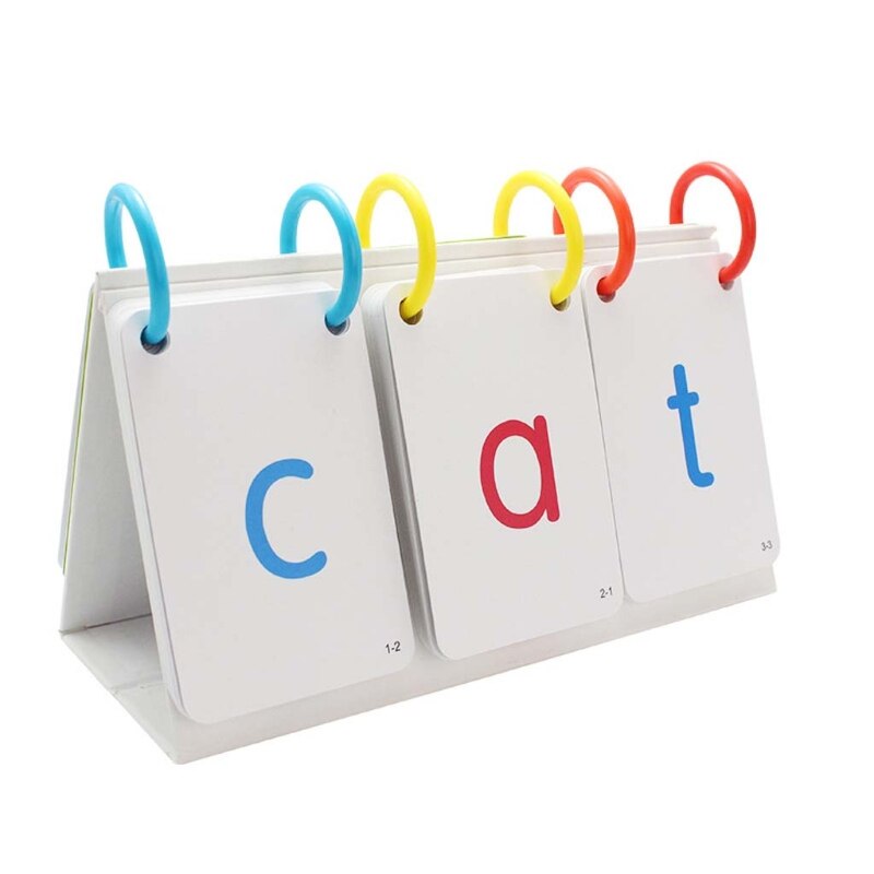 66 stk børn syn ord phonics alfabeter flashcards desk kalender læring uddannelse legetøj til børn drenge piger i alderen 3+: Default Title