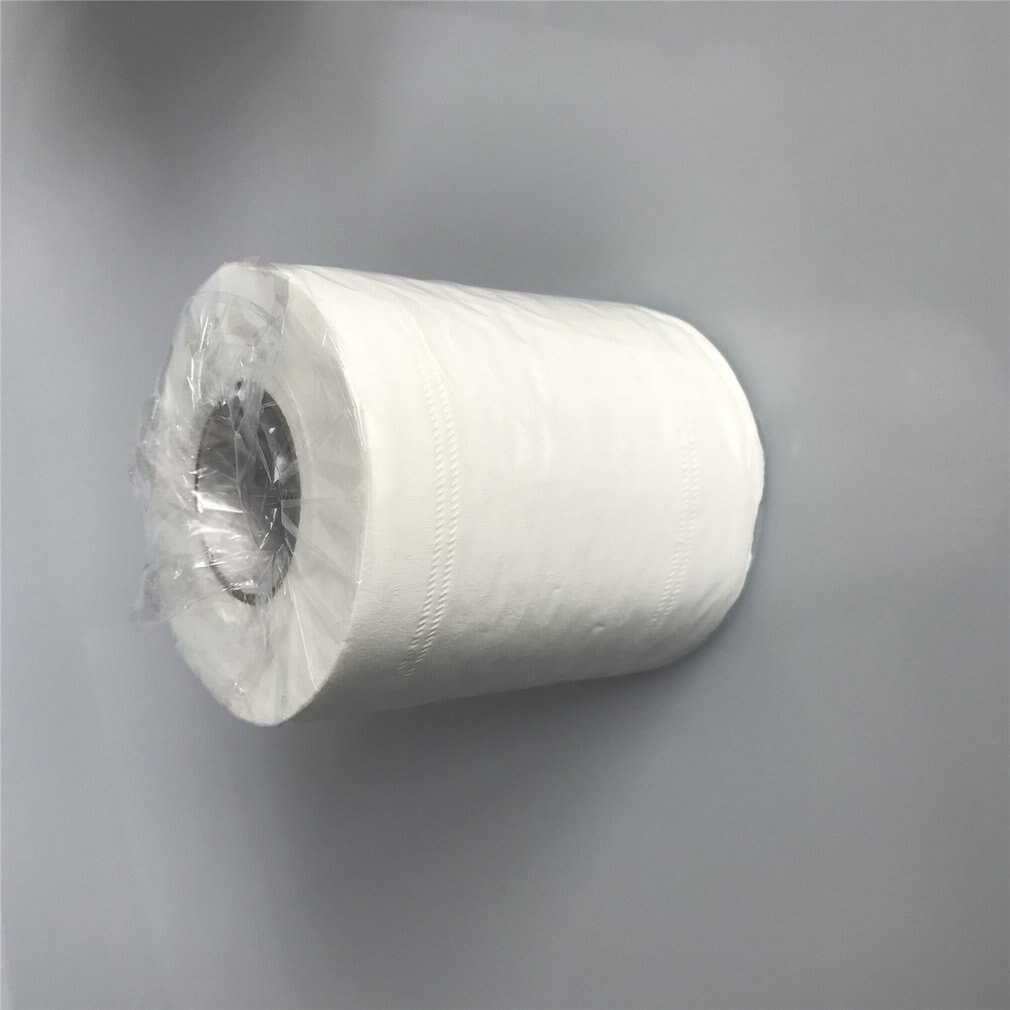 1 Roll Natural Paper Towels Portable Toilet Paper for Office for Family Restaurant English Packaging