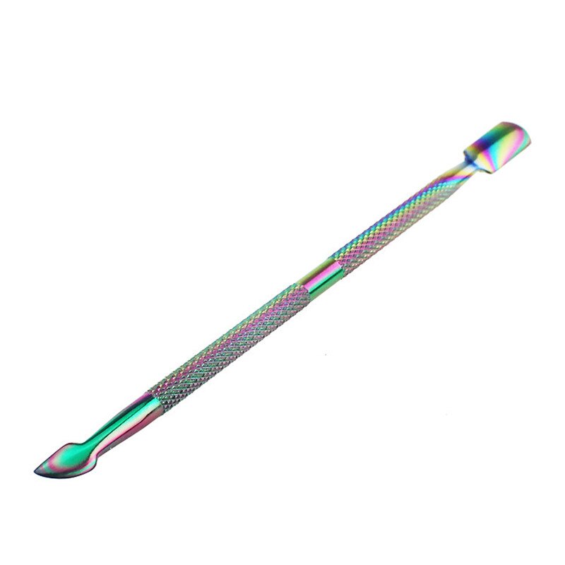 Bokkenpootje Dubbel-End Cuticle Pusher Dode Huid Remover Manicure Nail Art Gereedschap Cuticle Remover