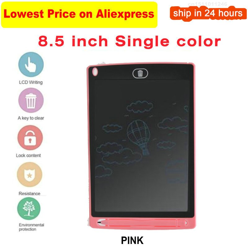 8.5Inch Electronic Drawing Board LCD Screen Writing Tablet Digital Graphic Drawing Tablets Electronic Handwriting Pad Board+Pen