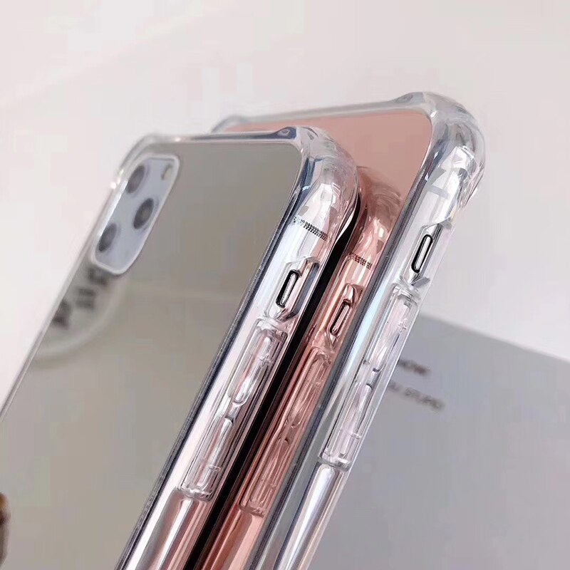 Makeup mirror Case for iPhone 12 11 Pro XS Max Xr Mobile phone protection Cover for iPhone 8 7 6S Plus SE Acrylic Case