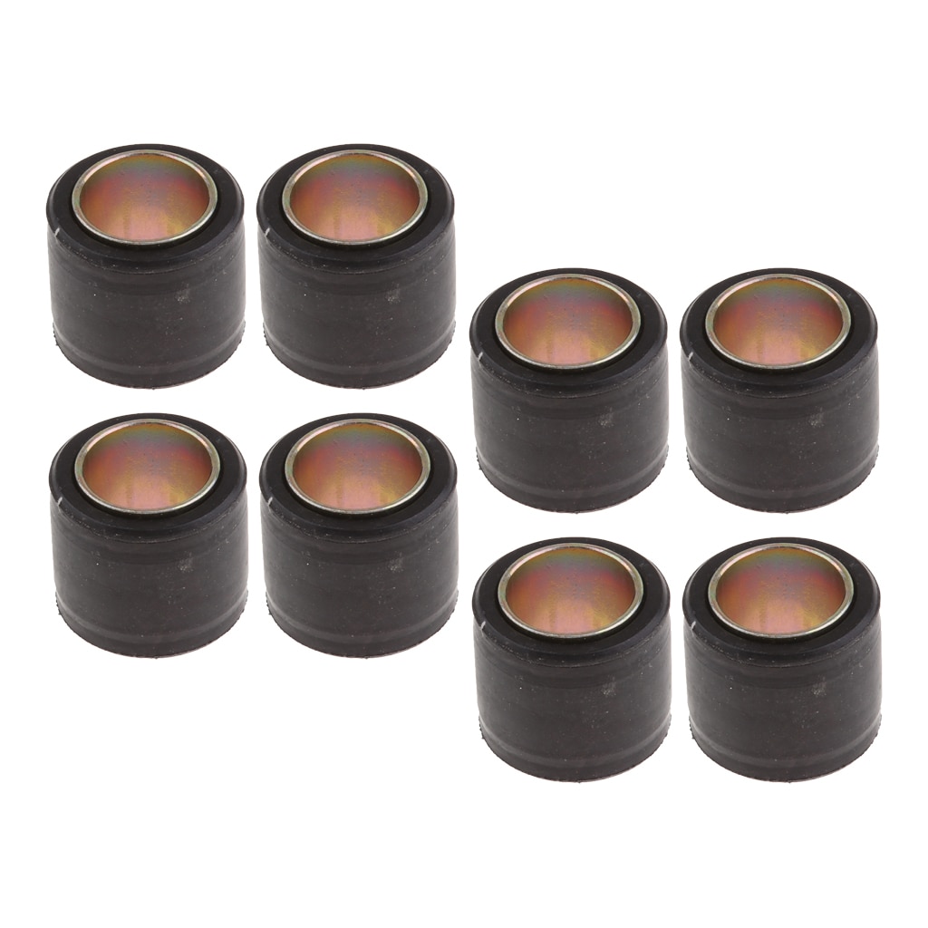 8-Pack Motorcycle Suspension Rear Lower Shock Absorber Strut Mount Bushing - Inner Diameter: 14mm (9/16 inch)