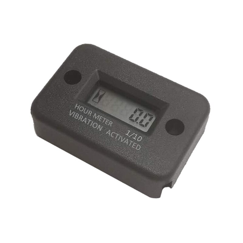Tach Vibration heure compteur heure compteur tr/min compteur étanche, écran LCD compteur d'heures de fonctionnement avec sans fil pour tous: B