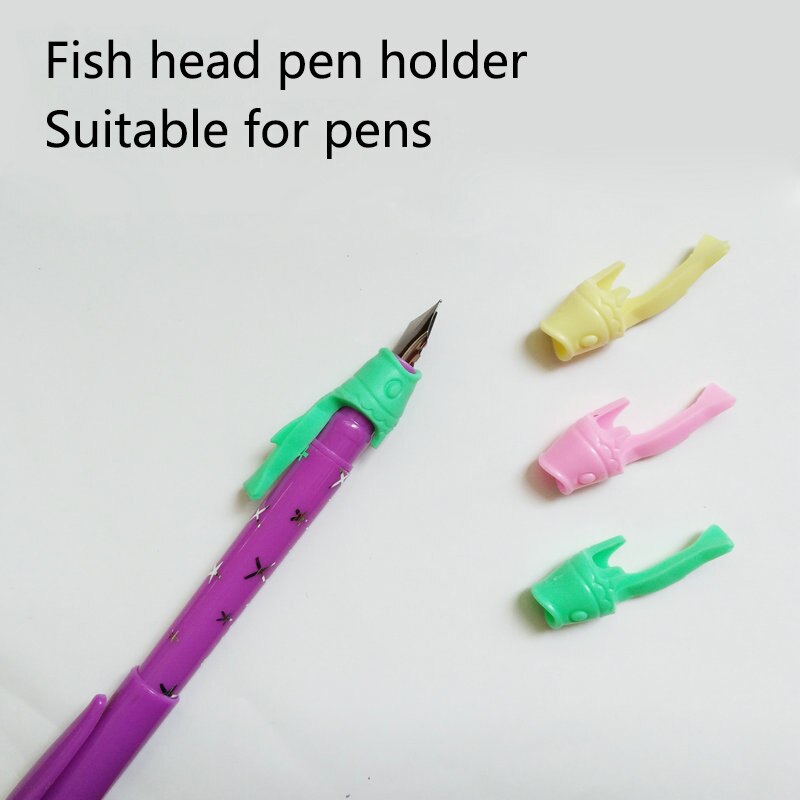 Silicone Pencil Holder Pen Two finger Writing Aid Grip Posture Correction Tool for Children Students Kids