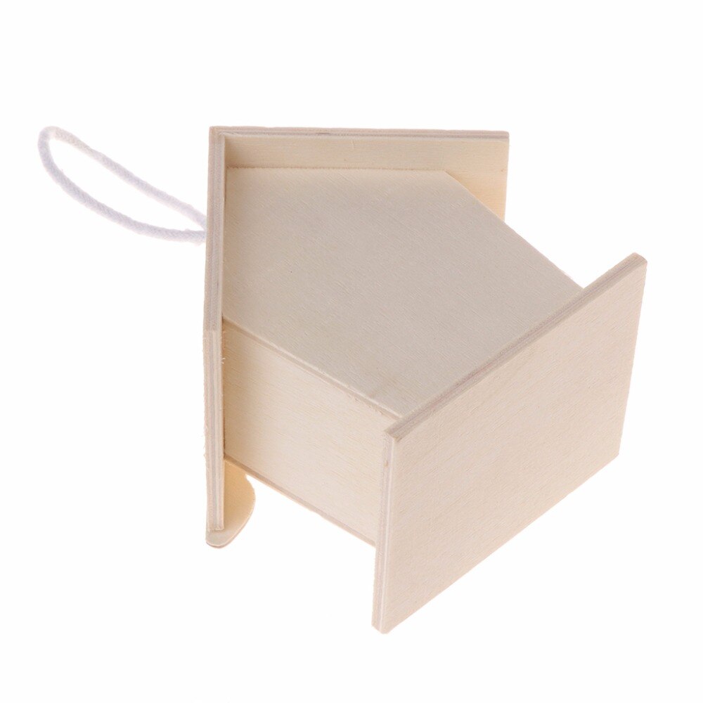 Bird Nest Natural Wood House Heart Shaped Parrot Wall Mounted Hanging Bird Cage Parrot