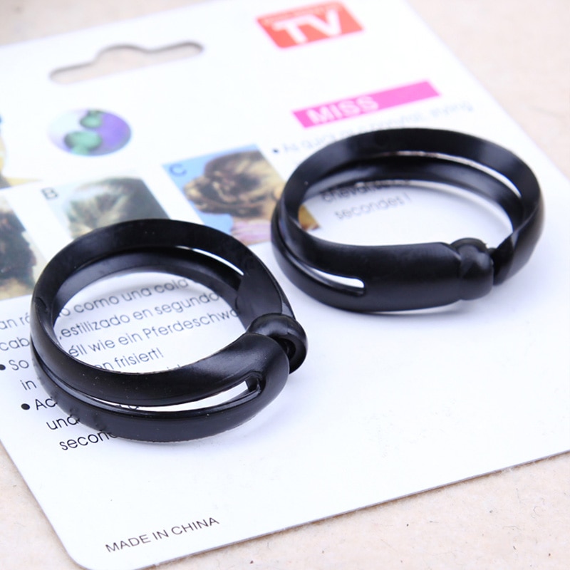 1set=2PCS Magic Hair Quick Maker Hair Band Bud Round DIY Updo Donut Hair Styling Tools Headband For Women Hair Accessories