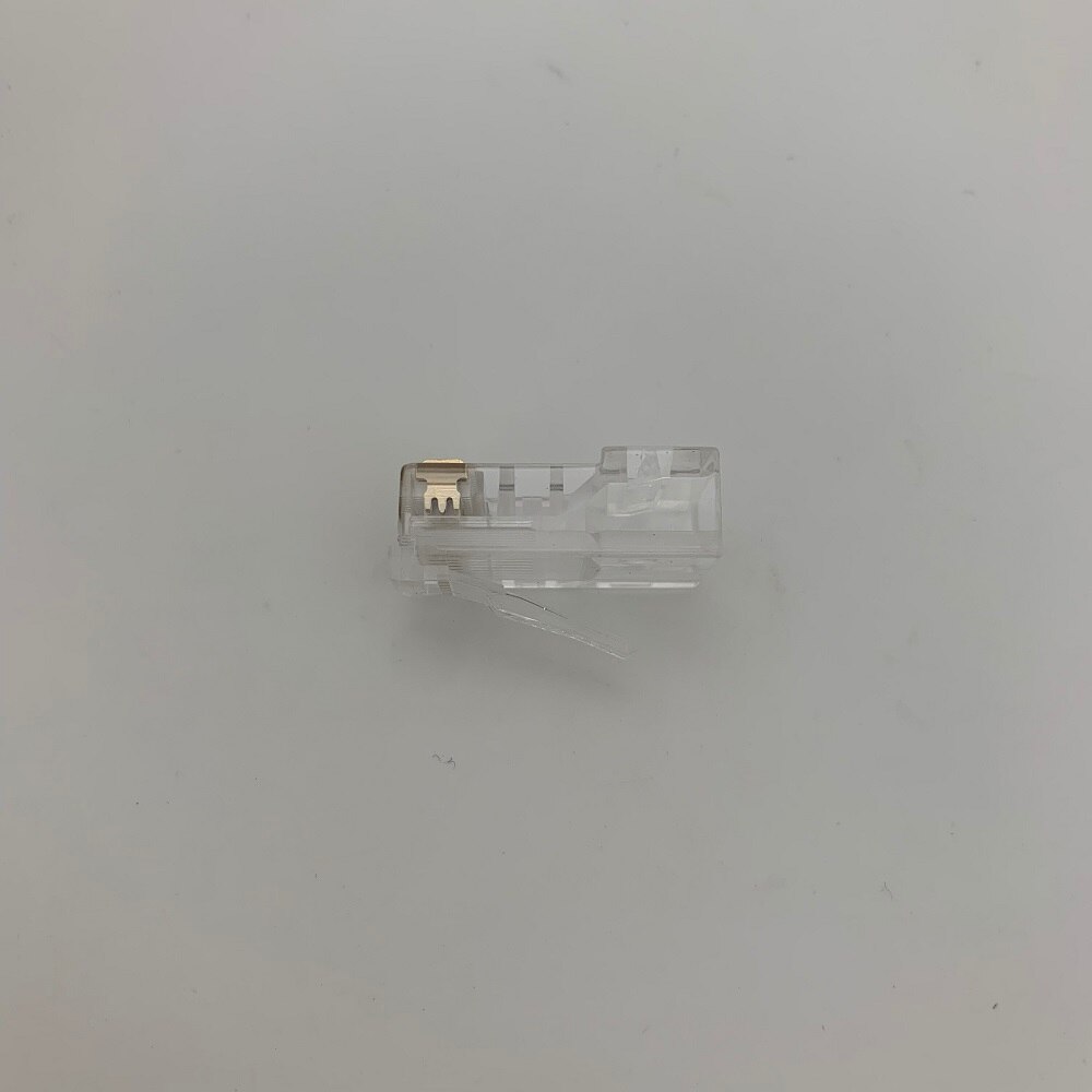 100Pcs Gold plated RJ45 Net Network Modular Plug Cat5 CAT5e Connector