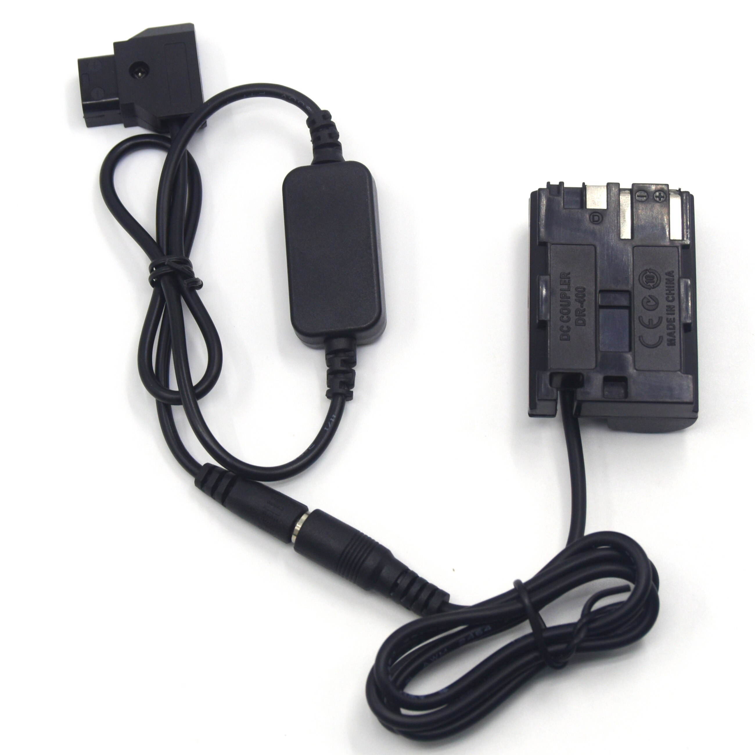 D-TAP Dtap 12-24V To 8V Step-down Cable ACK-E2+DR-400 DC Coupler BP-511 dummy battery For Canon EOS 20D 30D 40D 5D 50D D30 D60