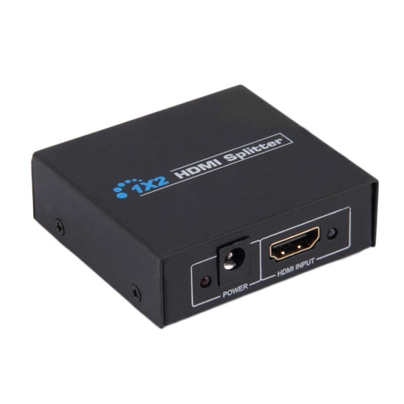 Hdcp hdmi switch splitter fuld  hd 1080p video hdmi switcher 1 x 2 split 1 in 2 ud forstærker dobbelt skærm til hdtv dvd  ps3 xbox