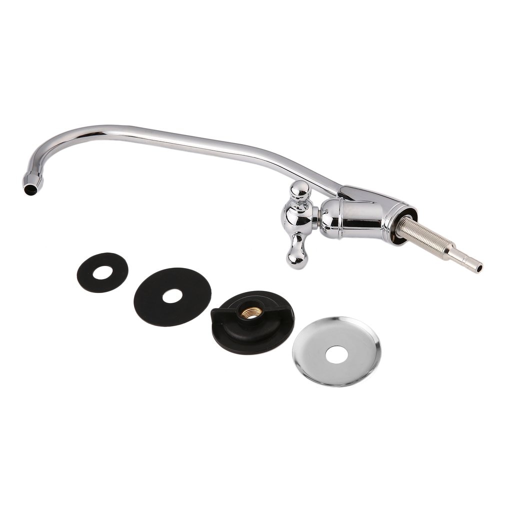 Straight Drinking Water Purifier Stainless Steel Drinking Water Filter Faucet Reverse Osmosis Sink Tap 2 Gooseneck Faucet
